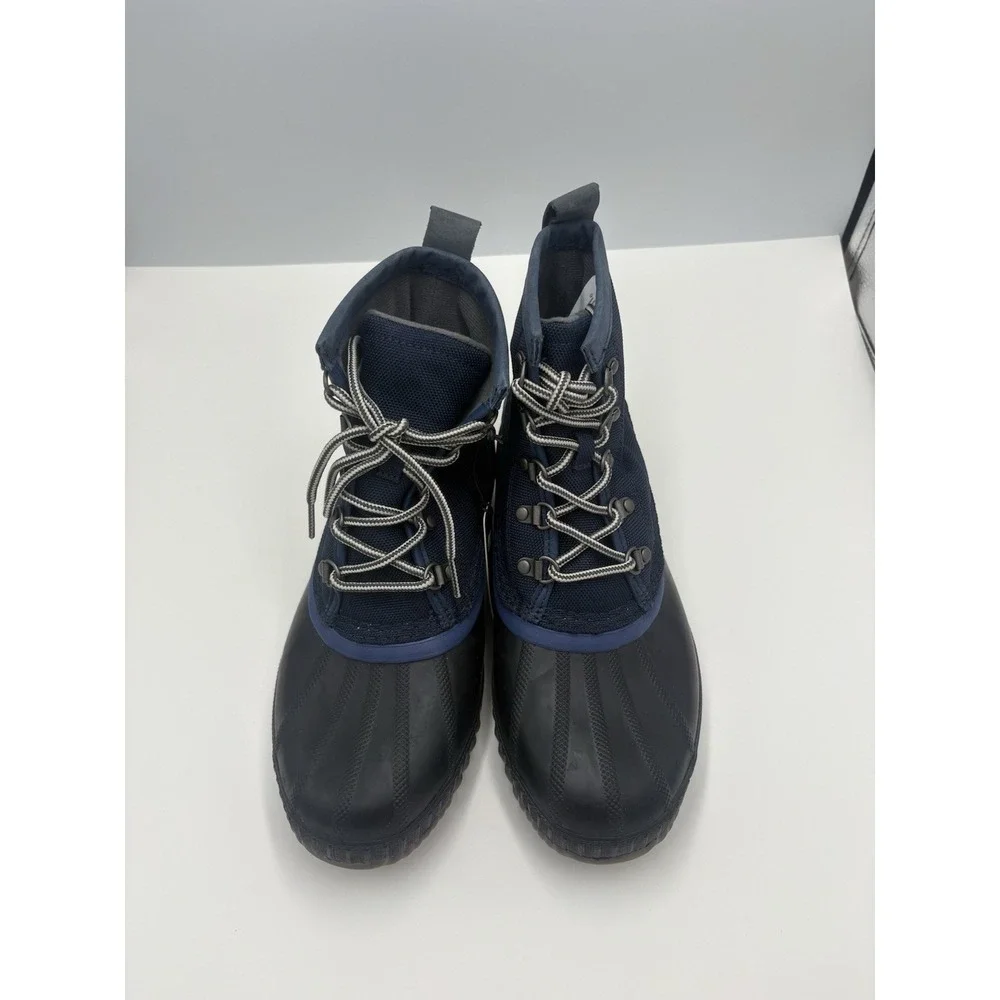 Sorel‎ Cheyanne II Short Nylon Duck Boots Collegiate Navy 7 New